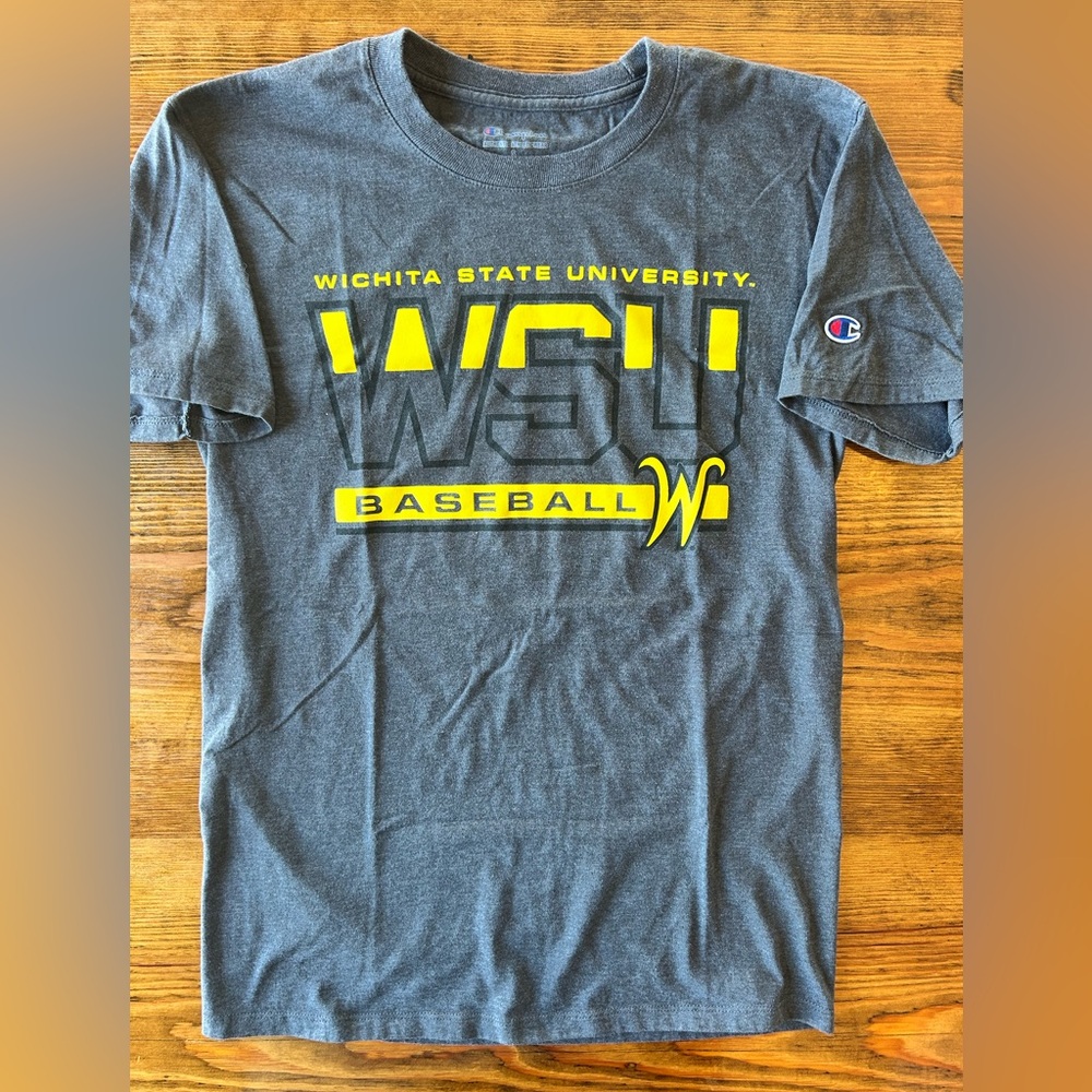 WSU Wichita State Shockers Baseball Champion Tee Small